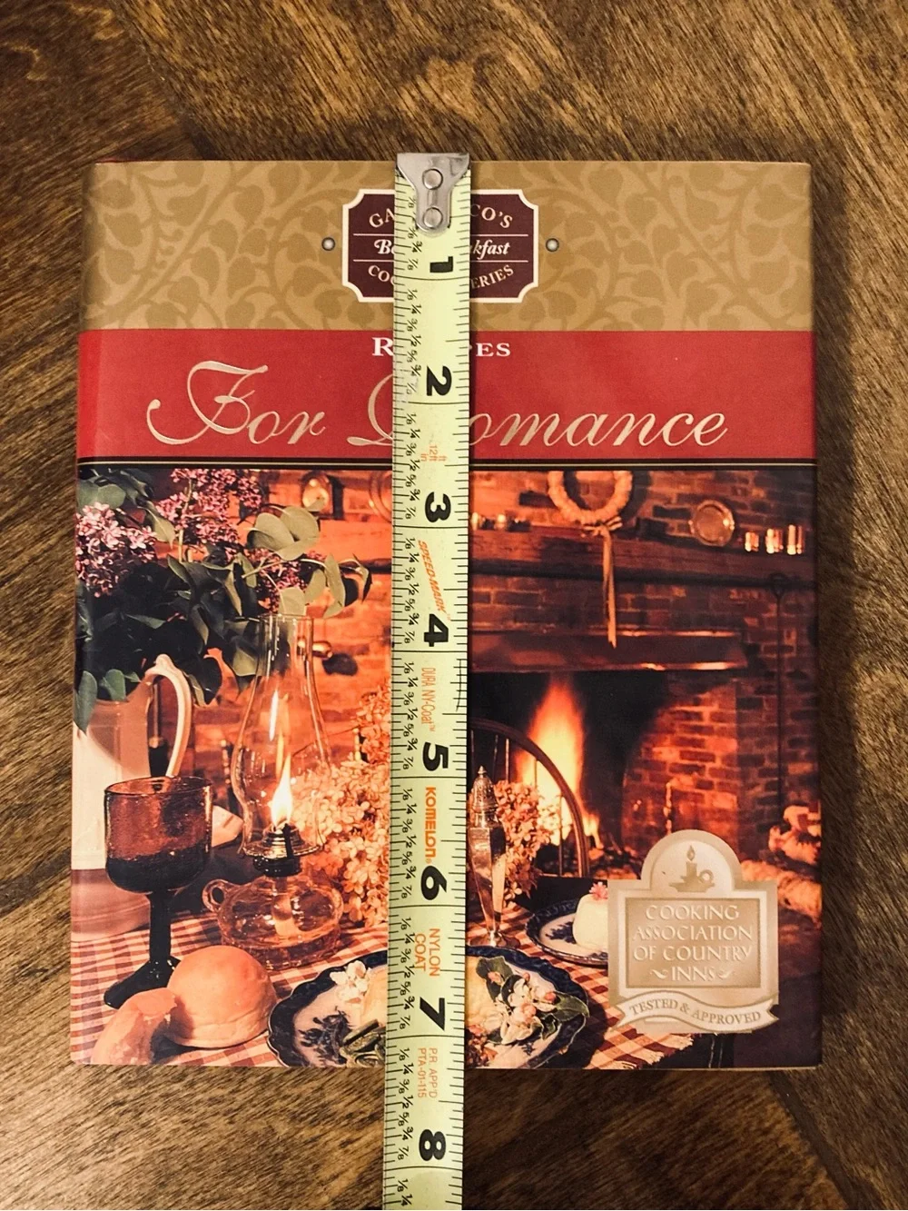 Recipes for Romance Gail Greco Cookbook 1996 Bed & Breakfast Cottagecore